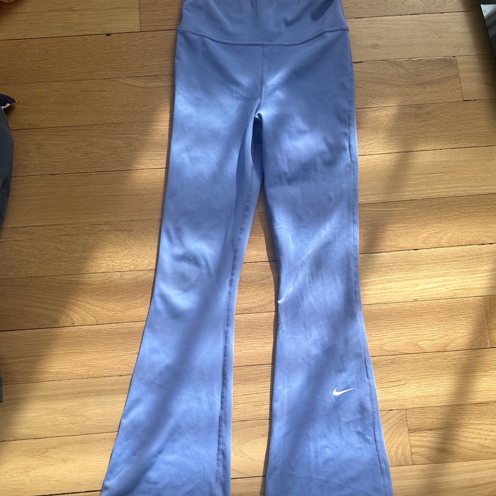 Nike Light Blue Flared Pants